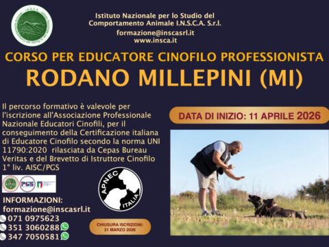 Corso per Educatore Cinofilo Professionista