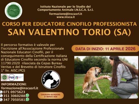 Corso per Educatore Cinofilo Professionista