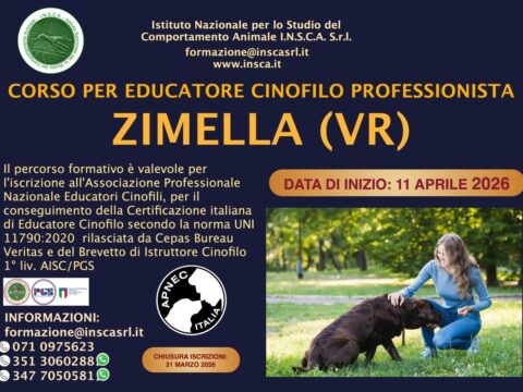 Corso per Educatore Cinofilo Professionista