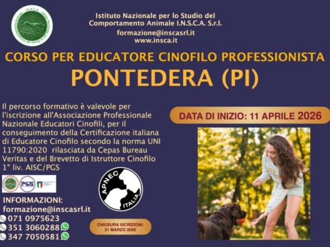 Corso per Educatore Cinofilo Professionista