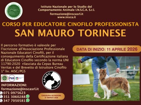 Corso per Educatore Cinofilo Professionista